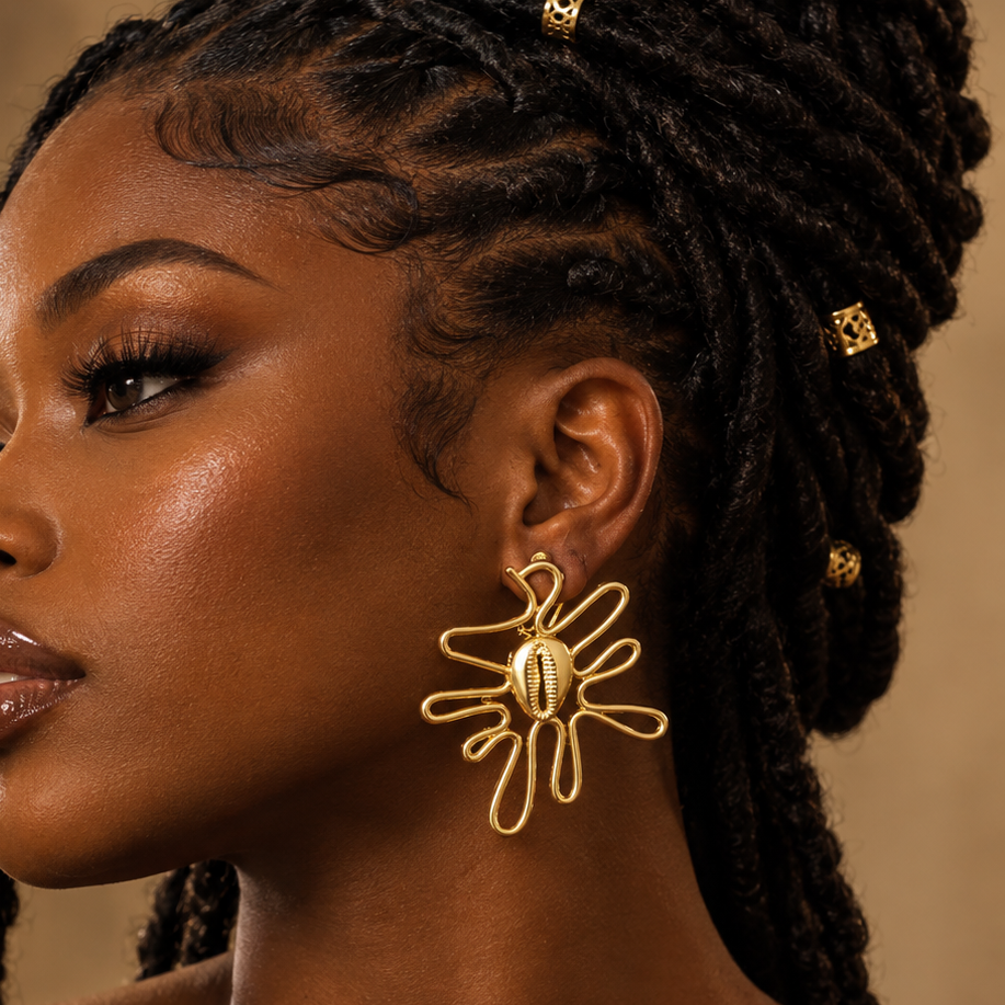 The sankofa Earrings